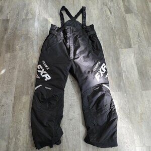 FXR Pants Womens 16 Black Team Pant F.A.S.T. HYDRX Insulated Snowmobile Bib